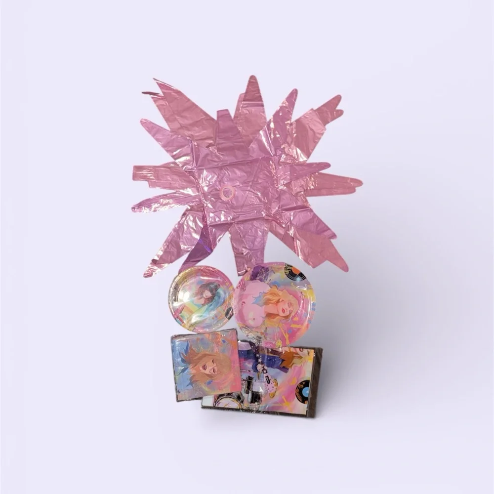 Taylor Swift Pink Themed Party Supplies Set